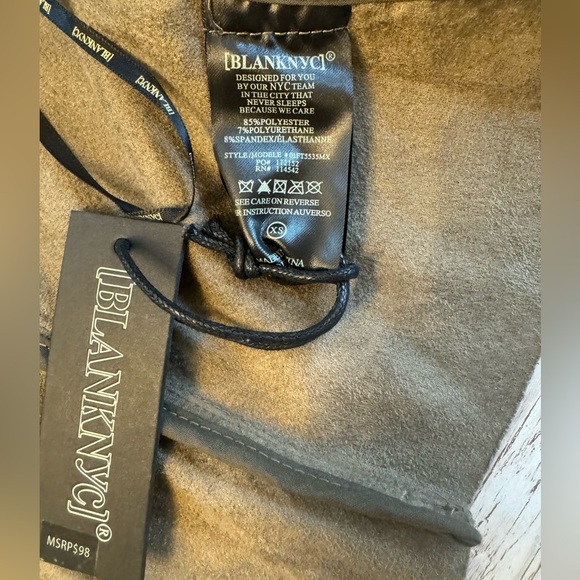 NWT BlankNYC by Anthropologie Snakeskin Draped Blazer Jacket Coat Cardigan XS - Picture 8 of 15